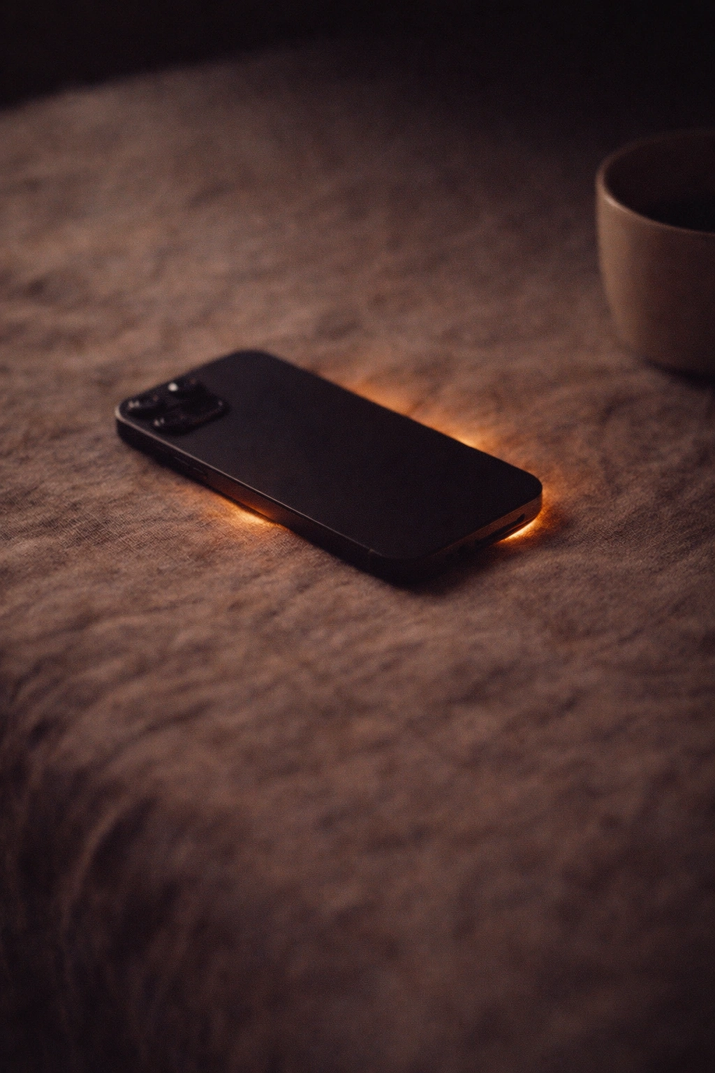 Téléphone qui sonne pendant qu'un artisan travaille sur un chantier